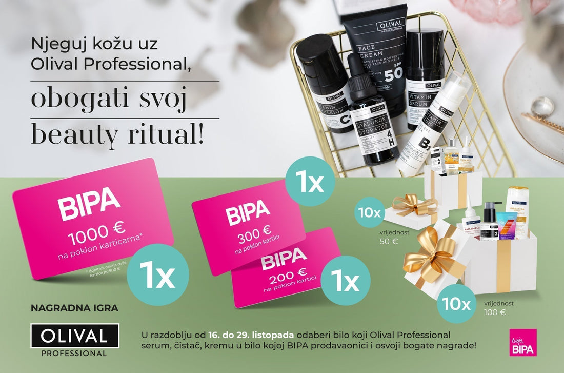 PRAVILA NAGRADNE IGRE: Njeguj kožu uz Olival Professional, obogati svoj beauty ritual!