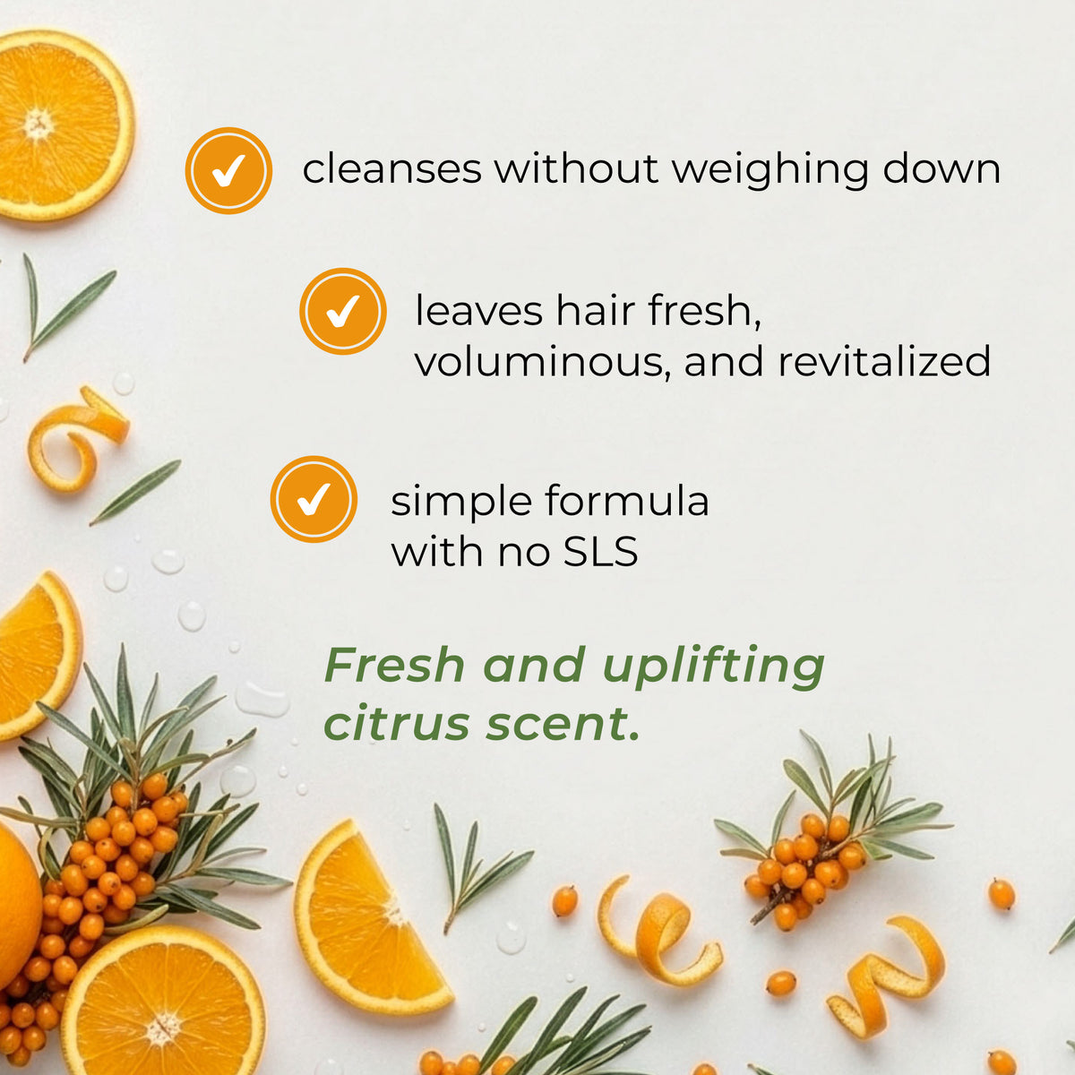 Micellar Shampoo Buckthorn and Orange 